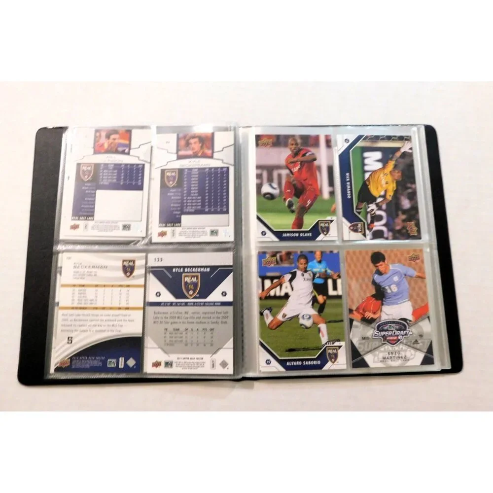 Real Salt Lake MLS Soccer Team Trading Cards Album 13 Cards Upper Deck 8x6.5